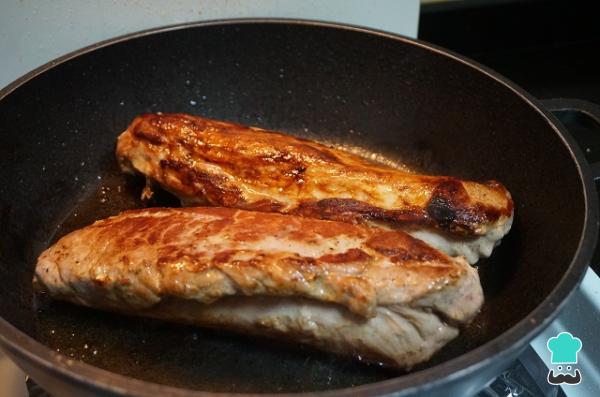 Recette de Filet mignon de porc sauce parmesan - Étape 3