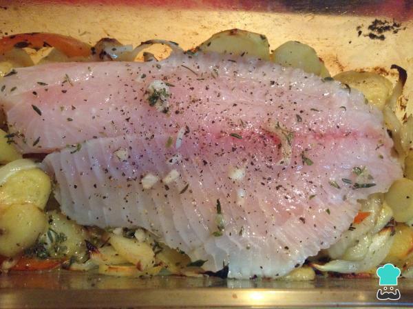 Recette de Tilapia au four avec pommes de terre – Étape 5