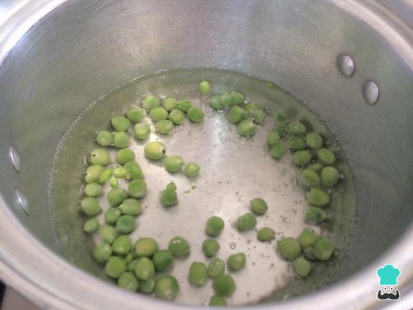 Recette de salade de chou et de pois - Étape 2