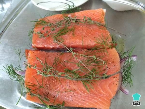 Recette de Saumon au Four avec Fenouil et Tomate - Étape 3