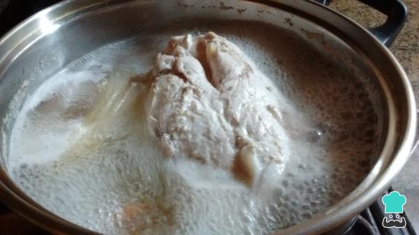 Recette de Sorrentinos au poulet - Étape 1