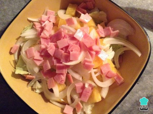Recette de salade d'ananas et de fromage - Étape 4