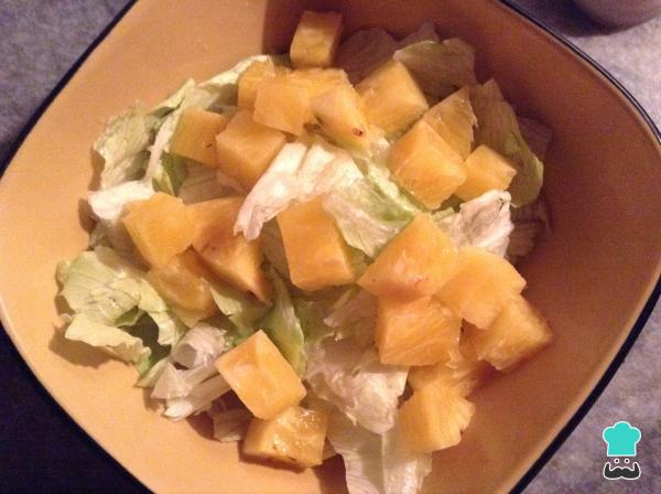Recette de salade d'ananas et de fromage - Étape 3