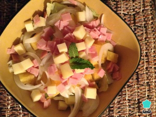 Recette de salade d'ananas et de fromage - Étape 6