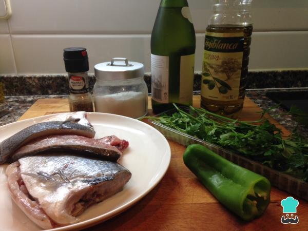 Recette Daurade sauce verte - Étape 1