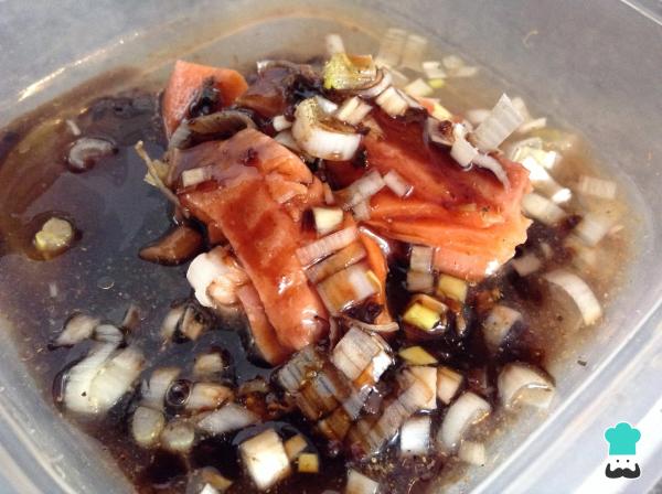 Recette de saumon mariné japonais - Étape 4