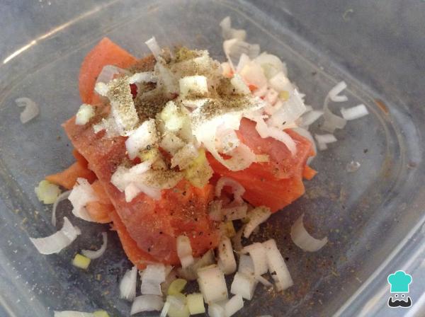 Recette de saumon mariné japonais - Étape 3