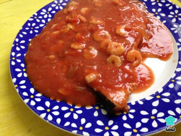 Recette d'Espadon sauce crevettes - Étape 6