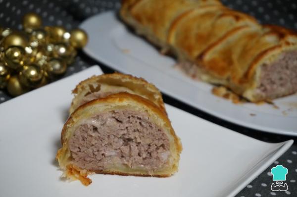 Recette de Rouleau de viande avec pâte feuilletée