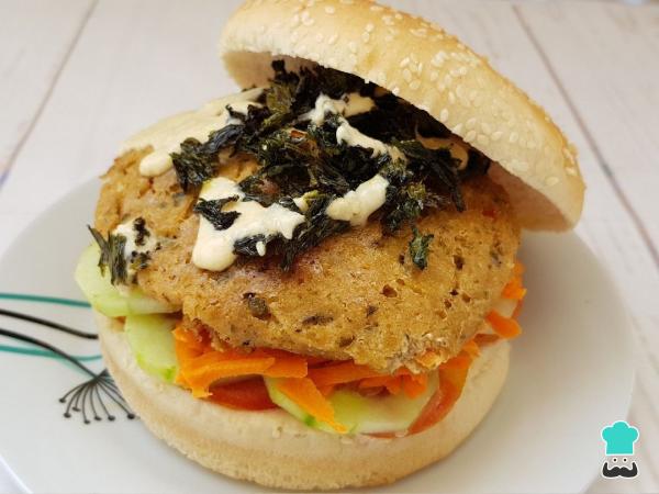Recette de burgers végétaliens aux algues
