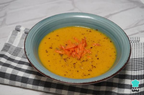 Recette de crème de carottes et pommes