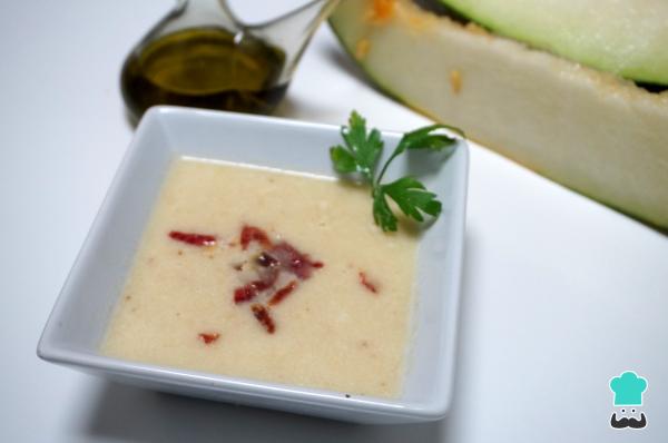 Recette de melon salmorejo