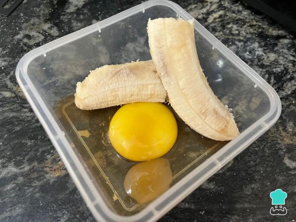 Recette de Pudding à la banane et à la farine de riz - Étape 1