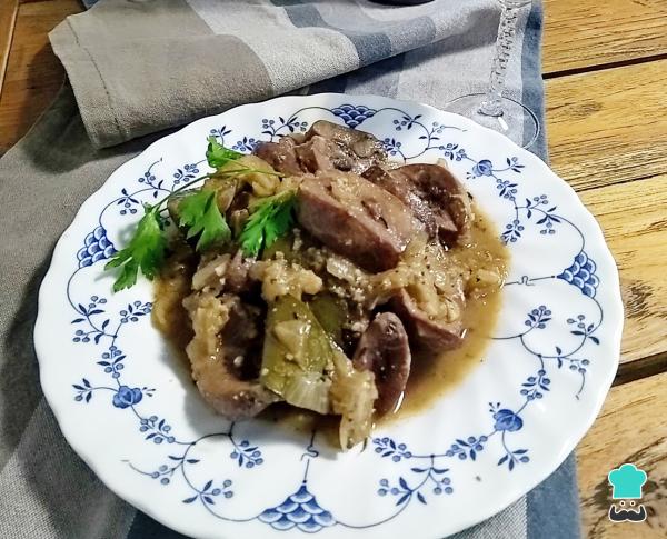 Recette de rognons au xérès