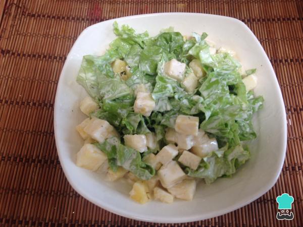 Recette de salade d'ananas et de laitue