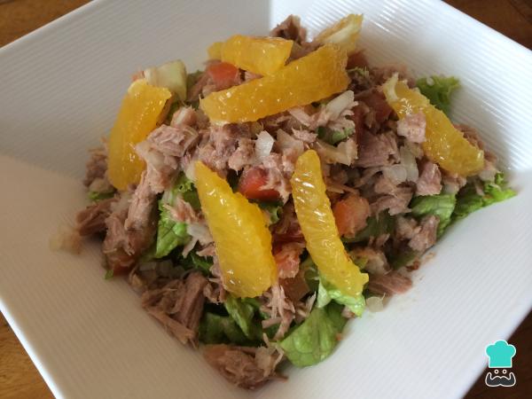 Recette de salade d'orange et de thon