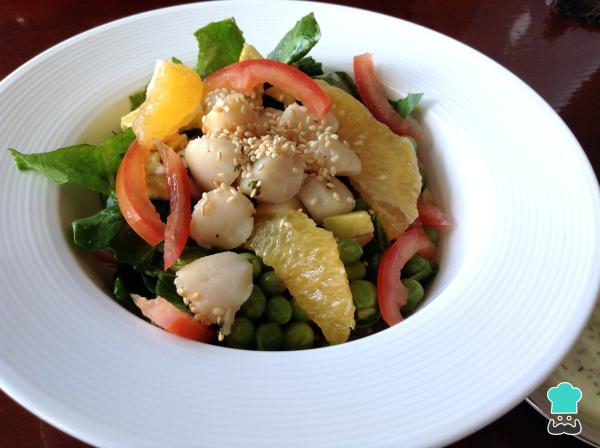 Recette de salade de pétoncles et d'avocat