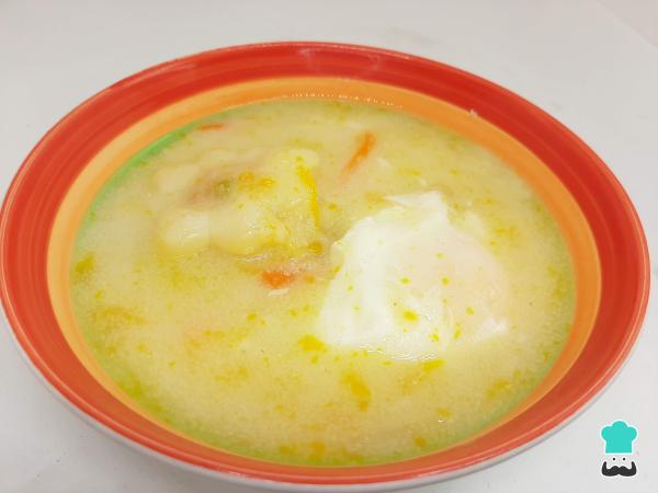 Recette de soupe de semoule aux œufs