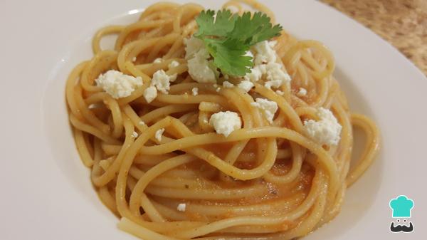 Recette de spaghettis rouges sans crème
