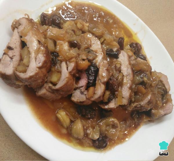 Recette de surlonge farcie aux pommes