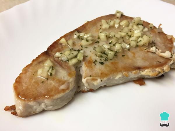 Recette de thon grillé à l'ail et au persil