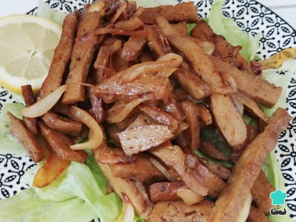 Recette du Seitan aux oignons aigre-doux