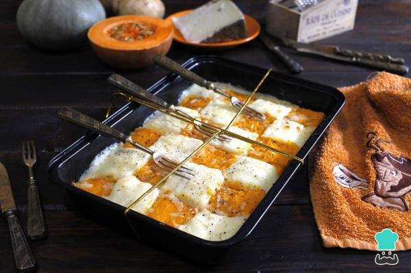 Recette originale de purée de citrouille et de pommes de terre