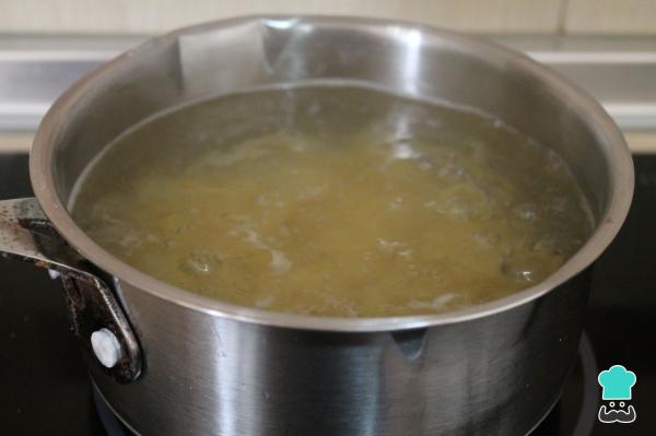Recette de Macaroni à la chistorra - Étape 1