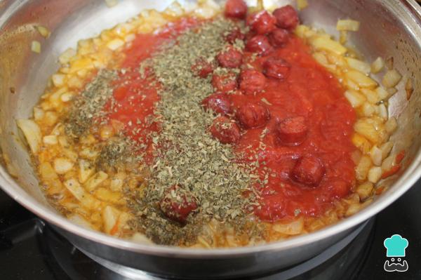 Recette de Macaroni à la chistorra - Étape 5