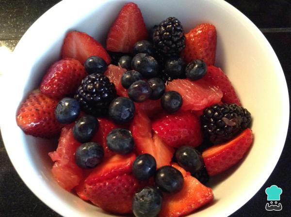 Recette de salade de fruits et d'amandes - Étape 4