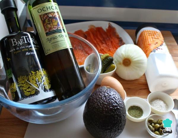 Recette de Tartare de Saumon Fumé - Étape 1