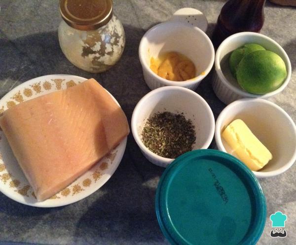 Recette de Saumon au Four avec Crème de Citron - Étape 1