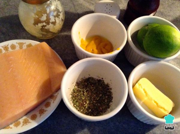 Recette de saumon au beurre - Étape 1