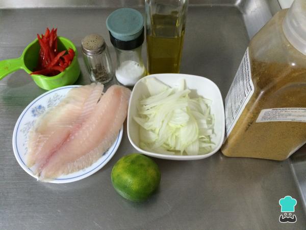 Recette Poisson en papillote au curry - Étape 1