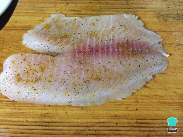 Recette Poisson en papillote au curry - Étape 2