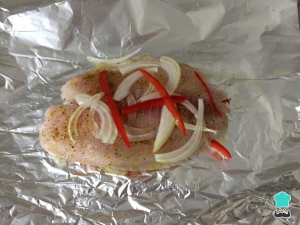 Recette Poisson en papillote au curry - Étape 4