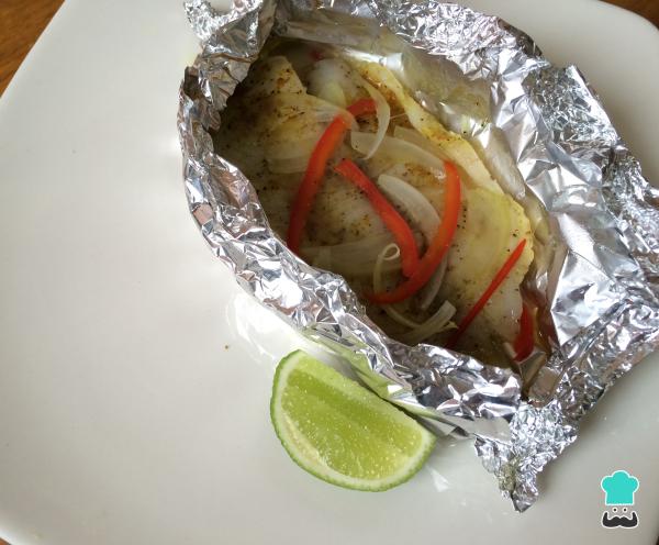 Recette Poisson en papillote au curry - Étape 6