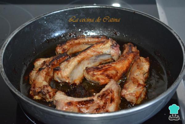 Recette de Côtes de Porc au Miel et Moutarde - Étape 2