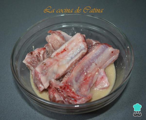 Recette de Côtes de Porc au Miel et Moutarde - Étape 1
