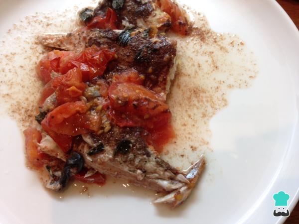 Recette de bonite aux tomates au four - Étape 5