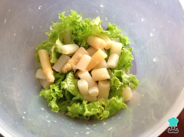 Recette de salade d'asperges et de pommes - Étape 4