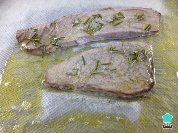 Recette de Poitrine de thon au four - Étape 4