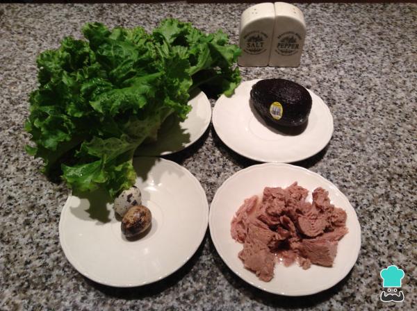 Recette de salade d'avocat et de thon. - Étape 1