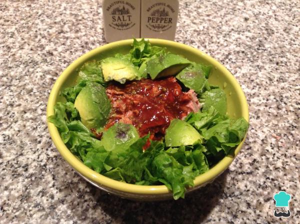 Recette de salade d'avocat et de thon. - Étape 4