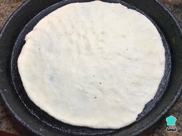 Recette rapide de pâte à pizza sans repos - Étape 2