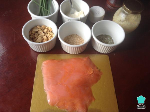 Recette de Bonbons de Saumon - Étape 1
