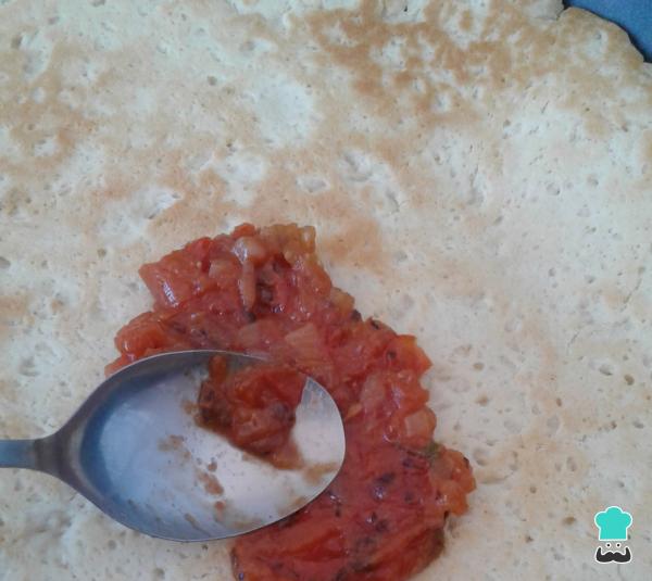 Recette de pâte à pizza avec farine auto-levante - Étape 4