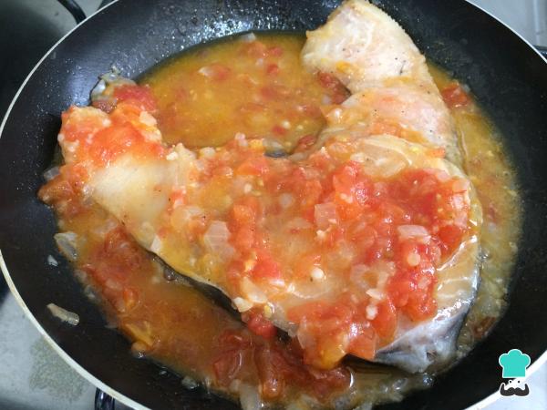 Recette Poisson-chat en sauce - Étape 3