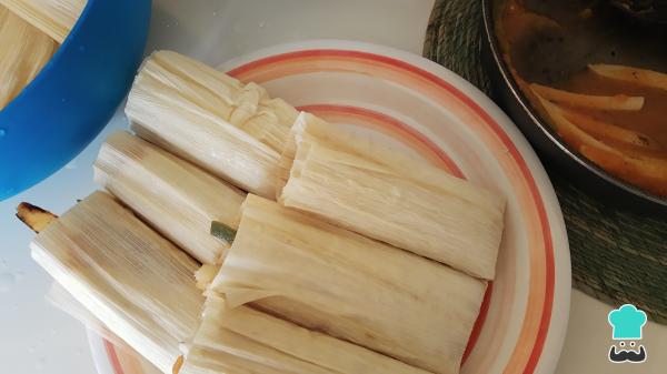 Recette de Tamales végétariens - Étape 9