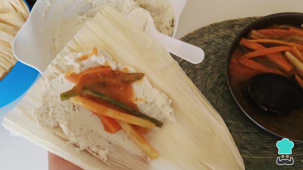 Recette de Tamales végétariens - Étape 8